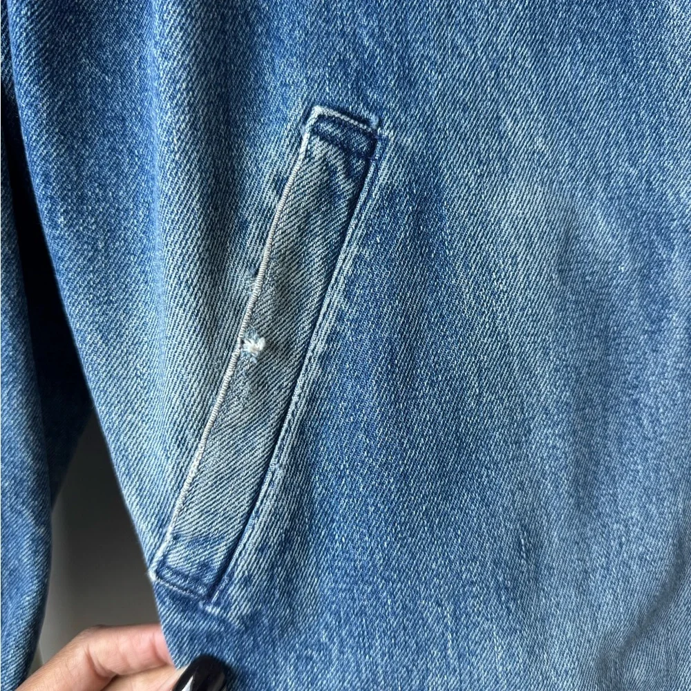 VINTAGE Polo by Ralph Lauren Denim Bomber Jacket - Picture 7 of 7